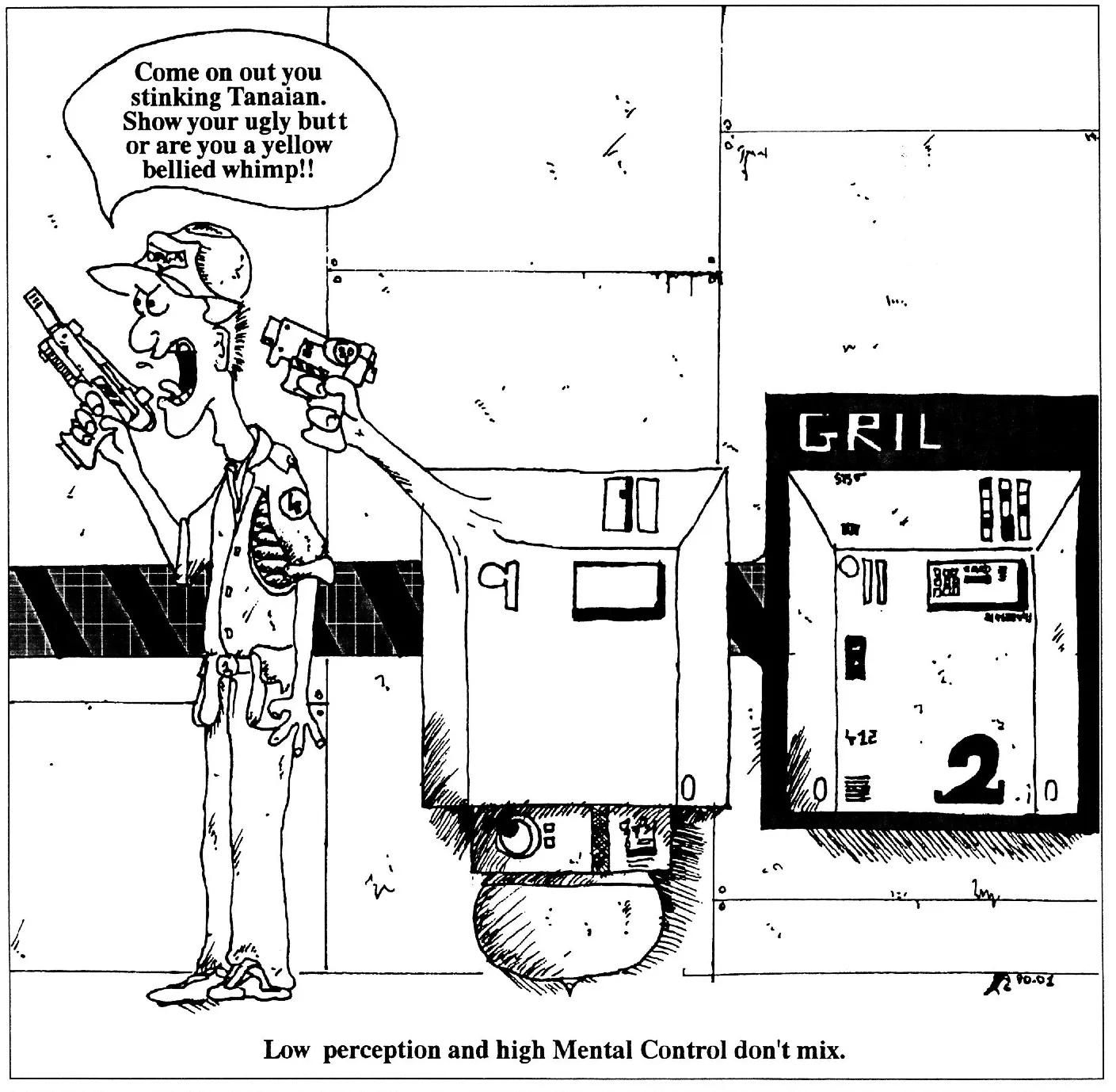 Low Perception, high mental control